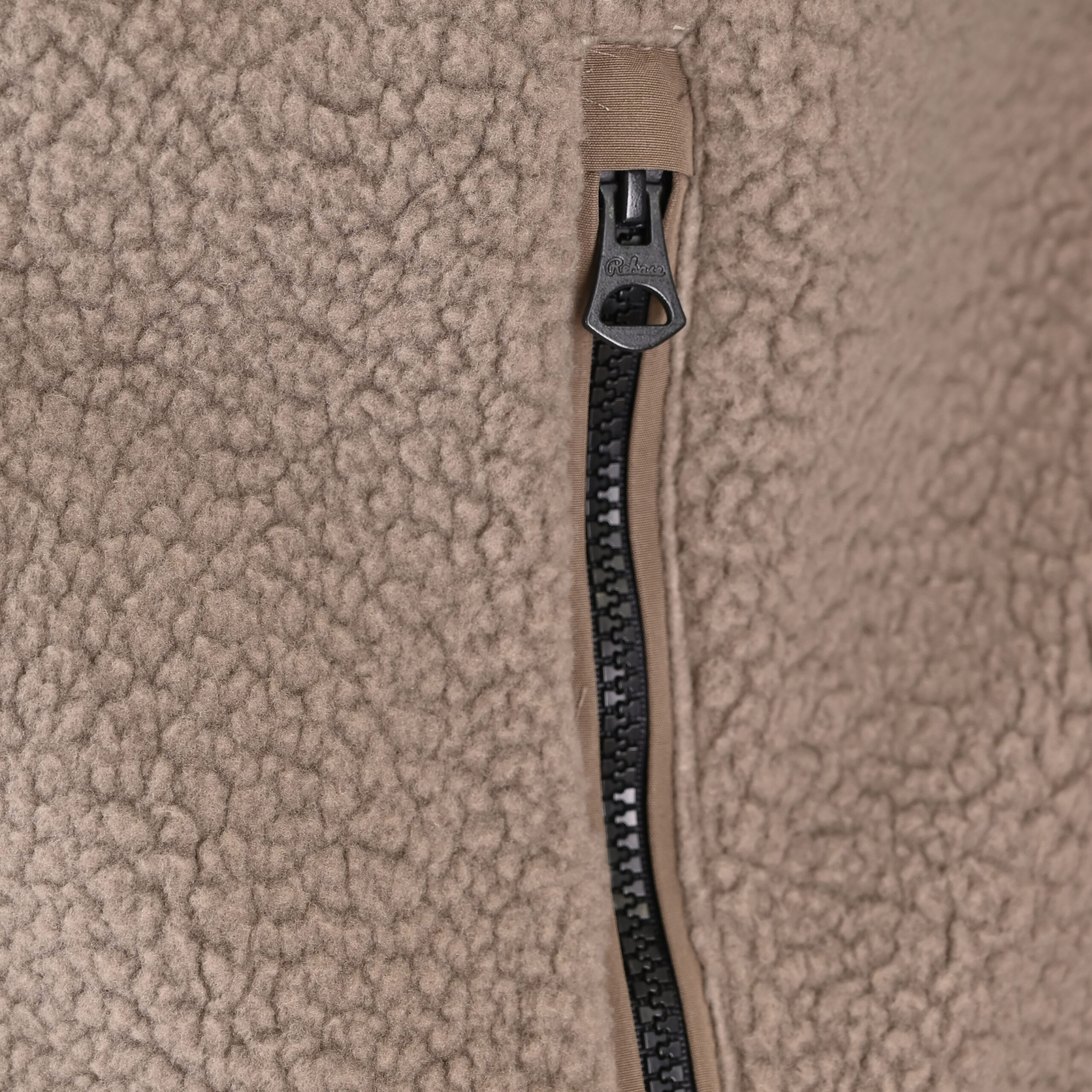 262RFT-7080 SHERPA FULL ZIP WITH PATCH CHEST POCKET TAUPE - Image 6