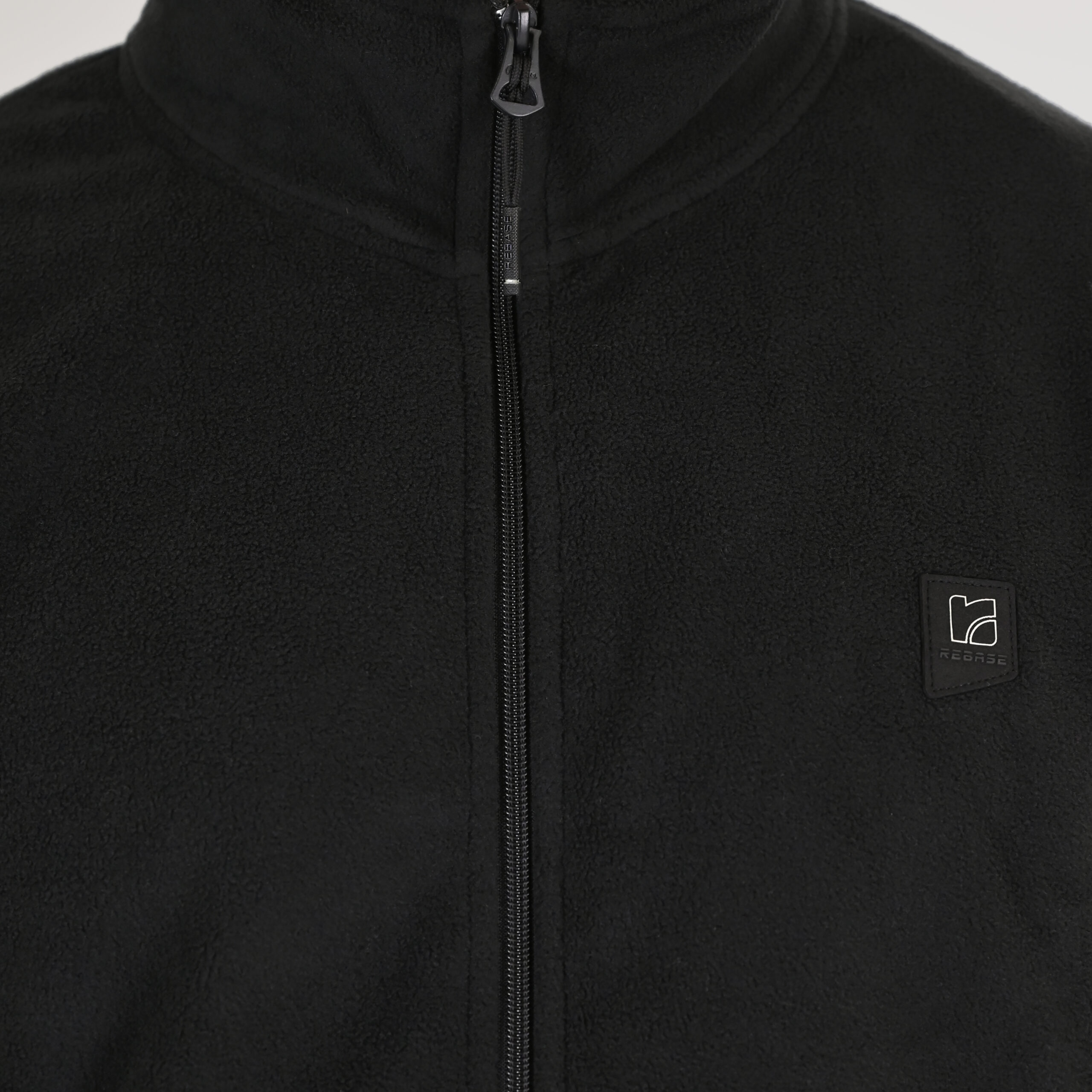 262RFT-7084 POLAR FLEECE FULL ZIP BLACK - Image 5
