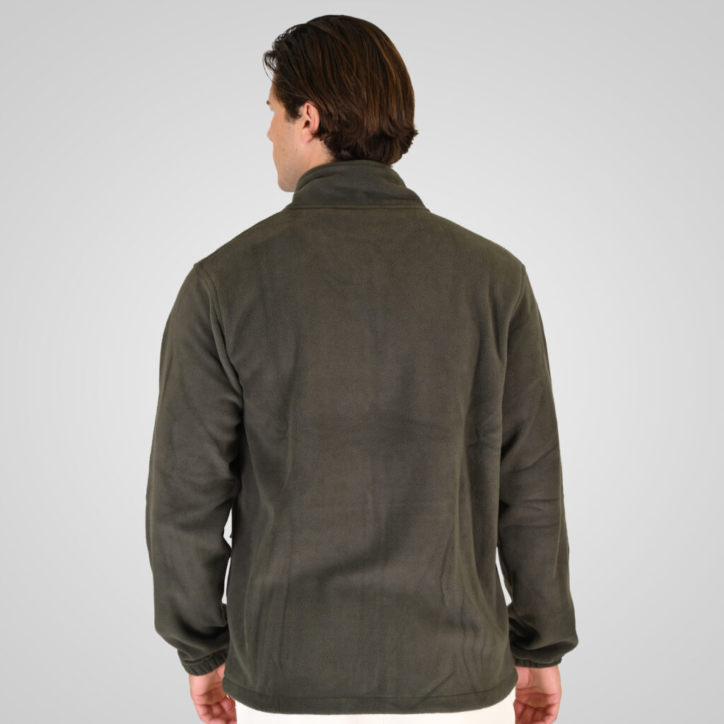 262RFT-7084 POLAR FLEECE FULL ZIP KHAKI