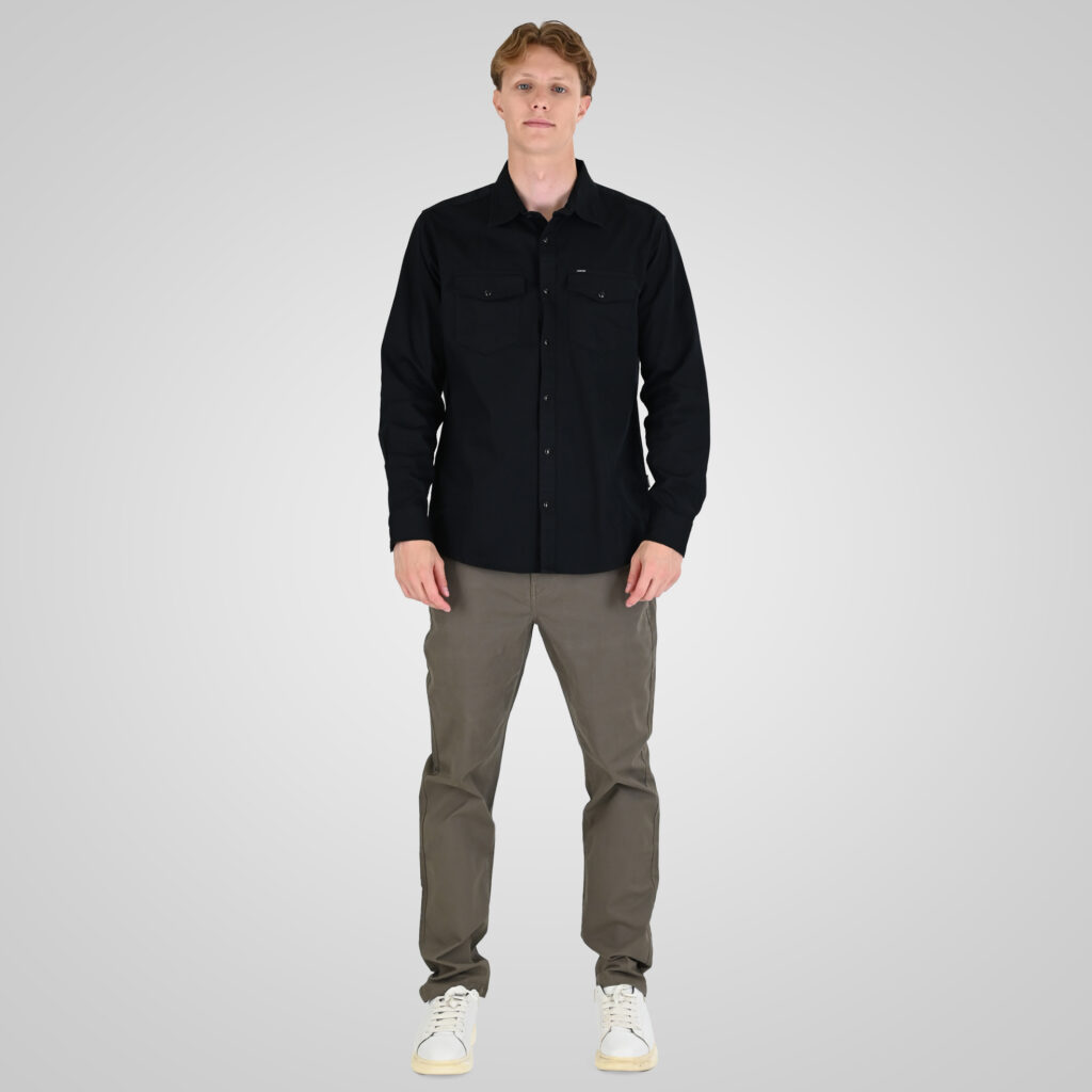 RGS-5109 NOS SHIRTS (DENIM LOOK) BLACK