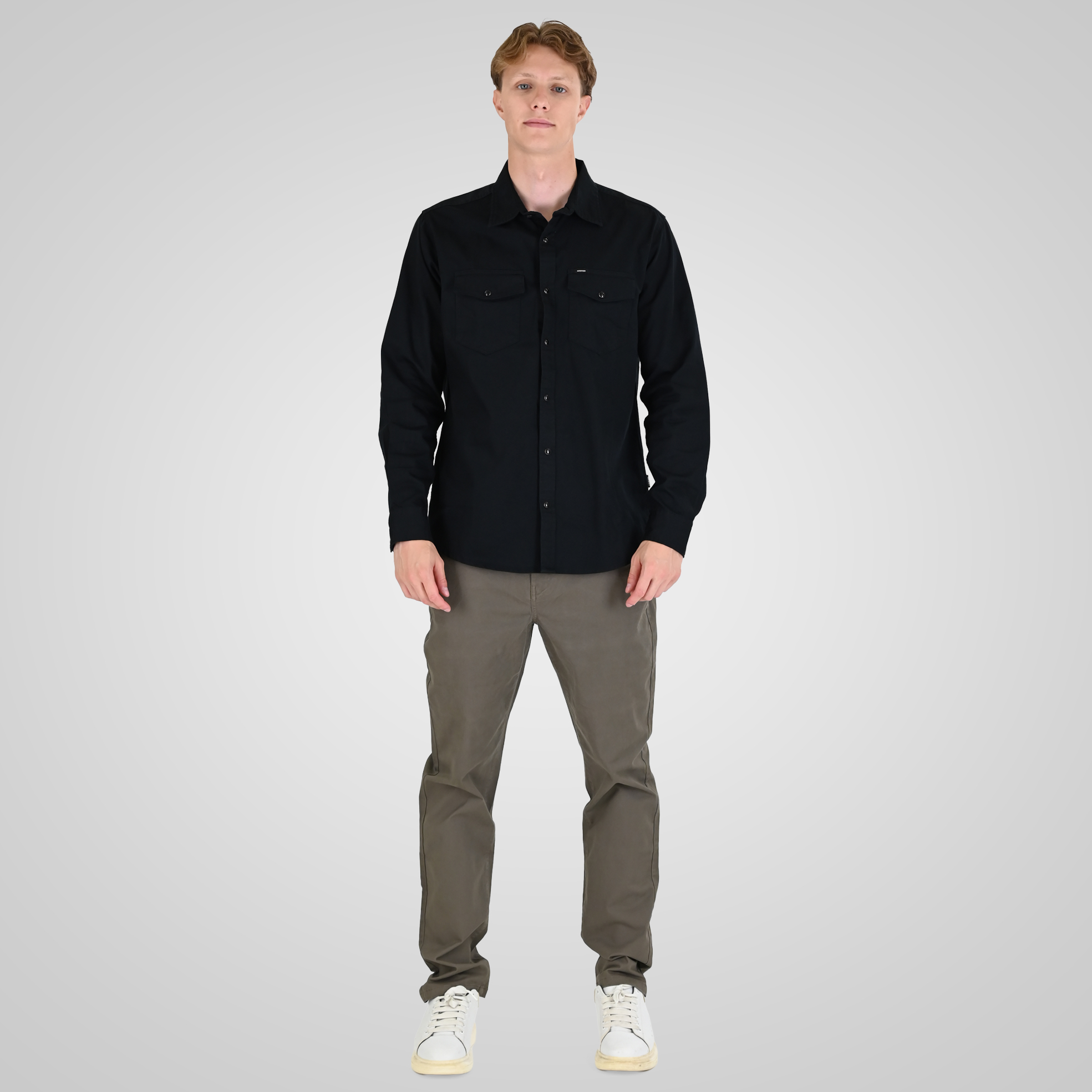 RGS-5109 NOS SHIRTS (DENIM LOOK) BLACK - Image 2