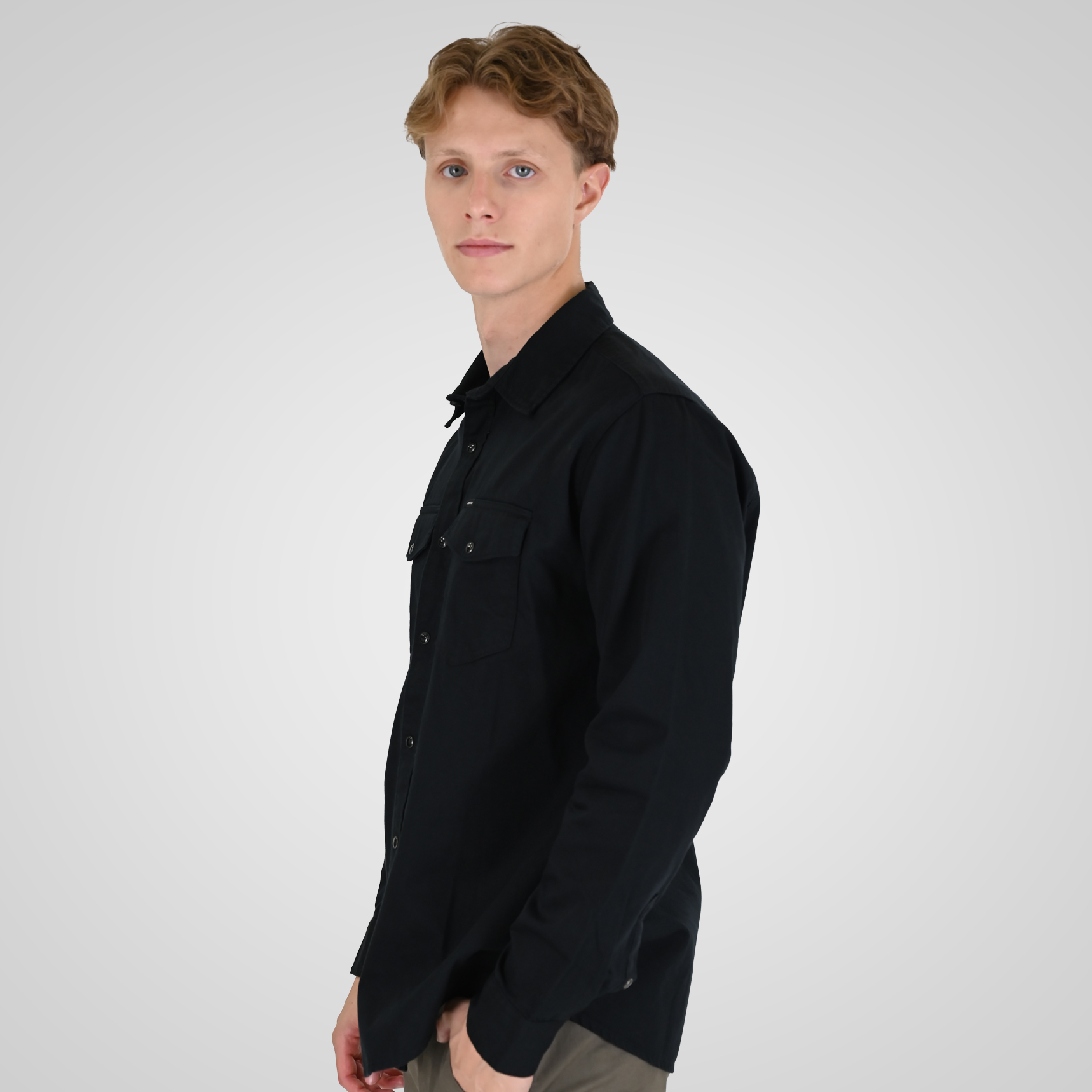 RGS-5109 NOS SHIRTS (DENIM LOOK) BLACK - Image 3