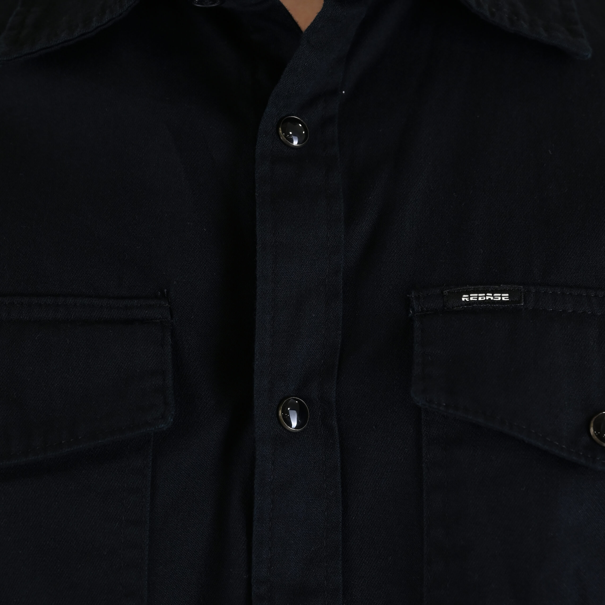 RGS-5109 NOS SHIRTS (DENIM LOOK) BLACK - Image 5
