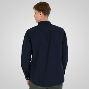 262RGS-5205 OXFORD SHIRTS WITH DENSE EMBROIDERY BLUE MELANGE - Image 4