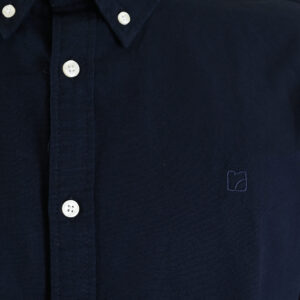 262RGS-5205 OXFORD SHIRTS WITH DENSE EMBROIDERY BLUE MELANGE - Image 5
