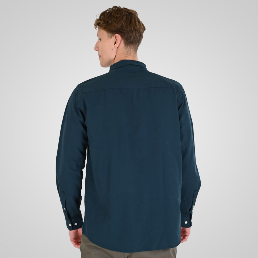 262RGS-5205 OXFORD SHIRTS WITH DENSE EMBROIDERY DK TEAL