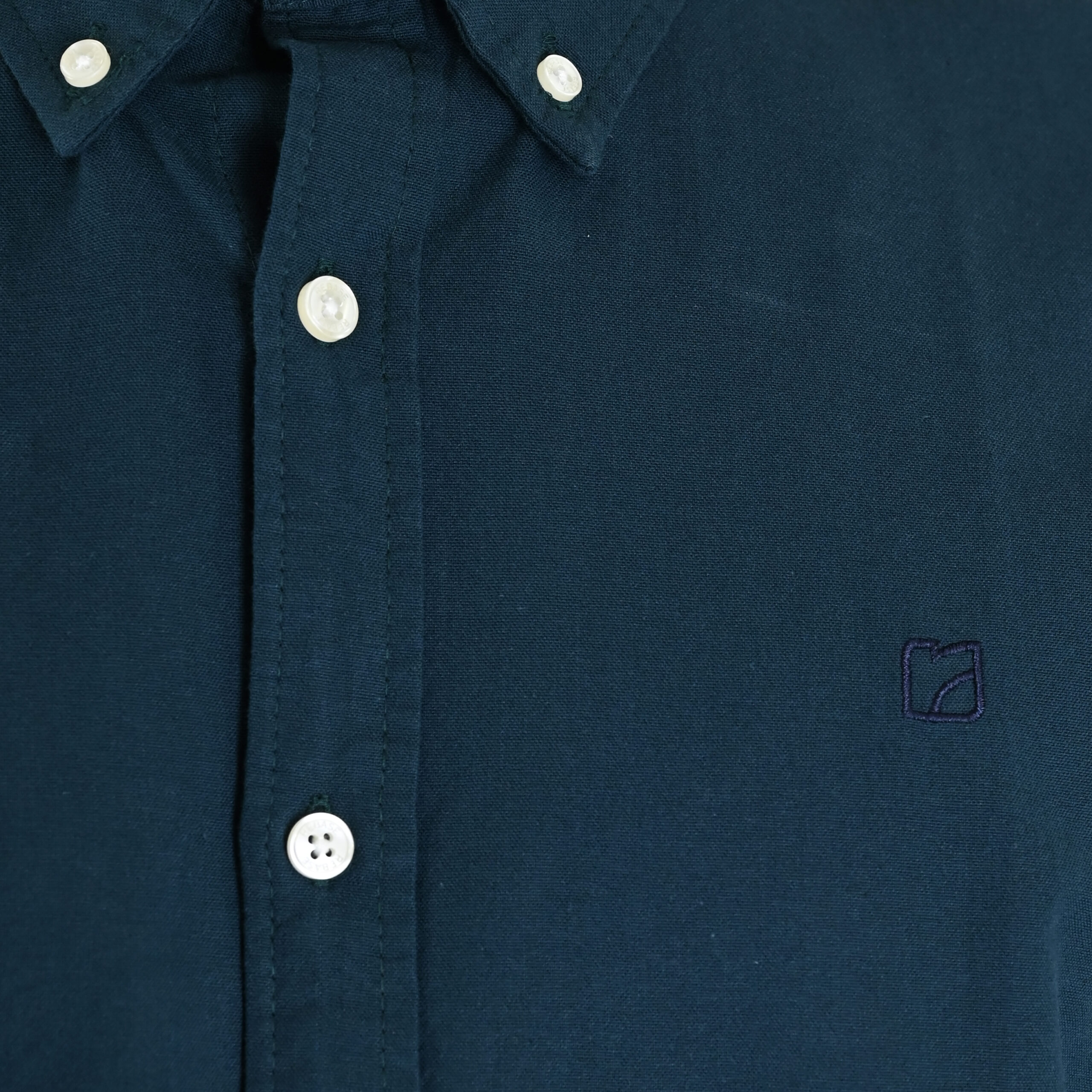 262RGS-5205 OXFORD SHIRTS WITH DENSE EMBROIDERY DK TEAL - Image 5