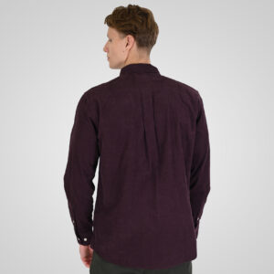 262RGS-5206 SHIRTS WITH DENSE EMBROIDERY (BABY CORDUROY) AUBERGINE - Image 4