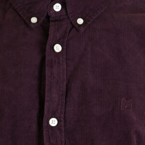 262RGS-5206 SHIRTS WITH DENSE EMBROIDERY (BABY CORDUROY) AUBERGINE - Image 5