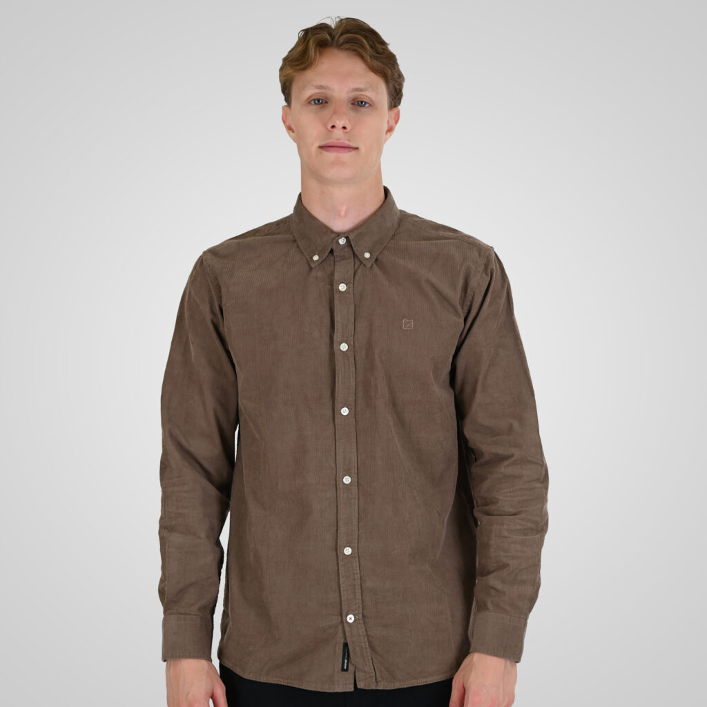 262RGS-5206 SHIRTS WITH DENSE EMBROIDERY (BABY CORDUROY) BEIGE