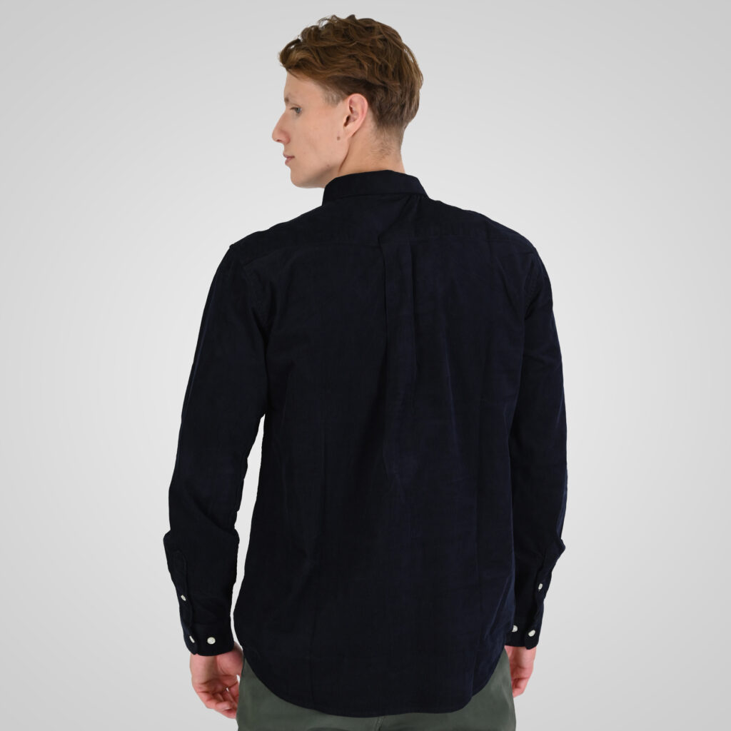 262RGS-5206 SHIRTS WITH DENSE EMBROIDERY (BABY CORDUROY) DK MARINE