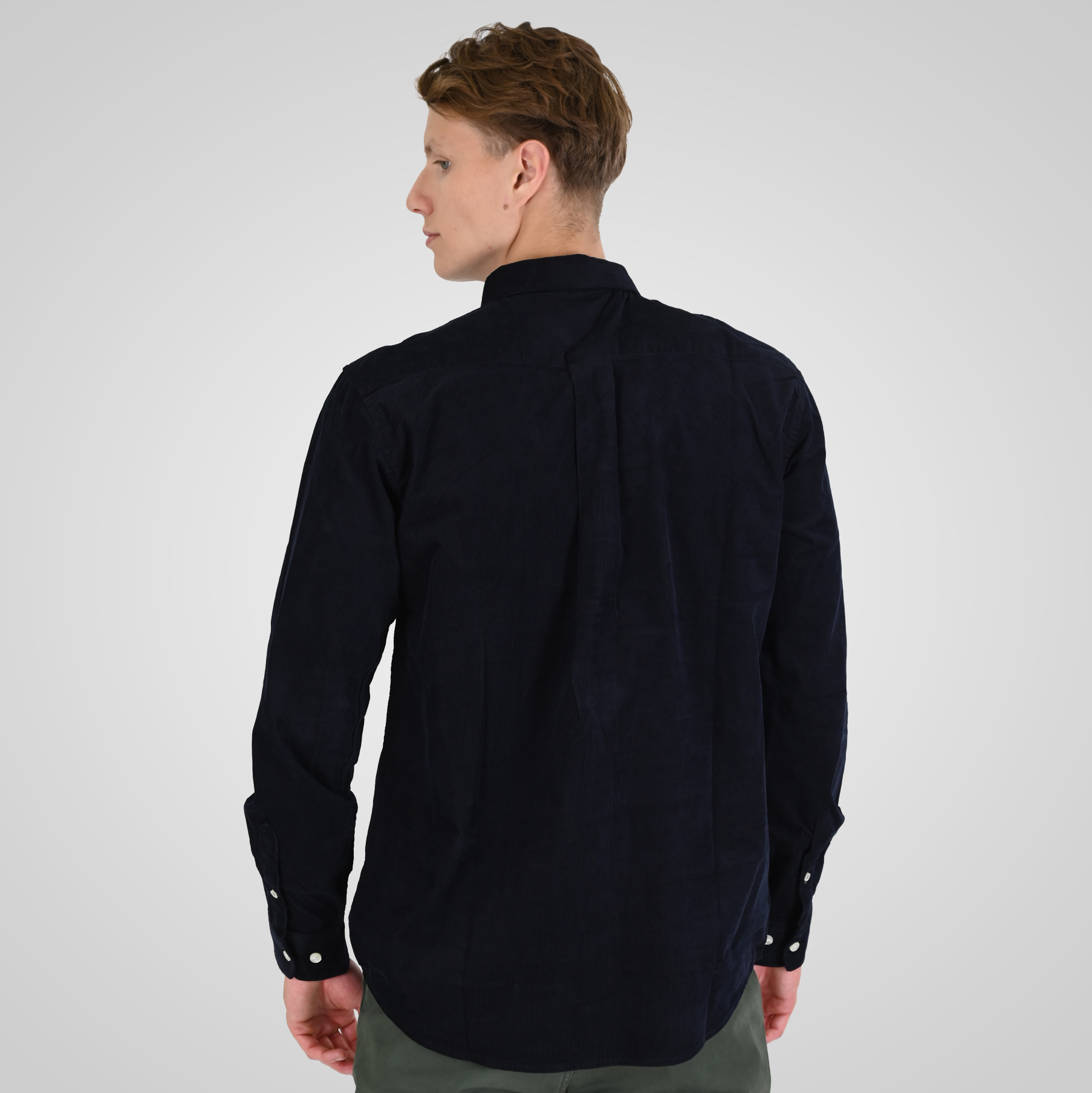 262RGS-5206 SHIRTS WITH DENSE EMBROIDERY (BABY CORDUROY) DK MARINE - Image 4