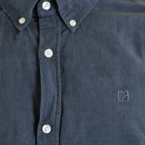 262RGS-5206 SHIRTS WITH DENSE EMBROIDERY (BABY CORDUROY) DUSTY BLUE - Image 5
