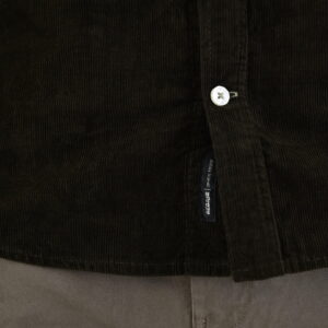 262RGS-5206 SHIRTS WITH DENSE EMBROIDERY (BABY CORDUROY) KHAKI - Image 6