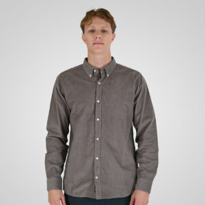 262RGS-5206 SHIRTS WITH DENSE EMBROIDERY (BABY CORDUROY) SMOKE