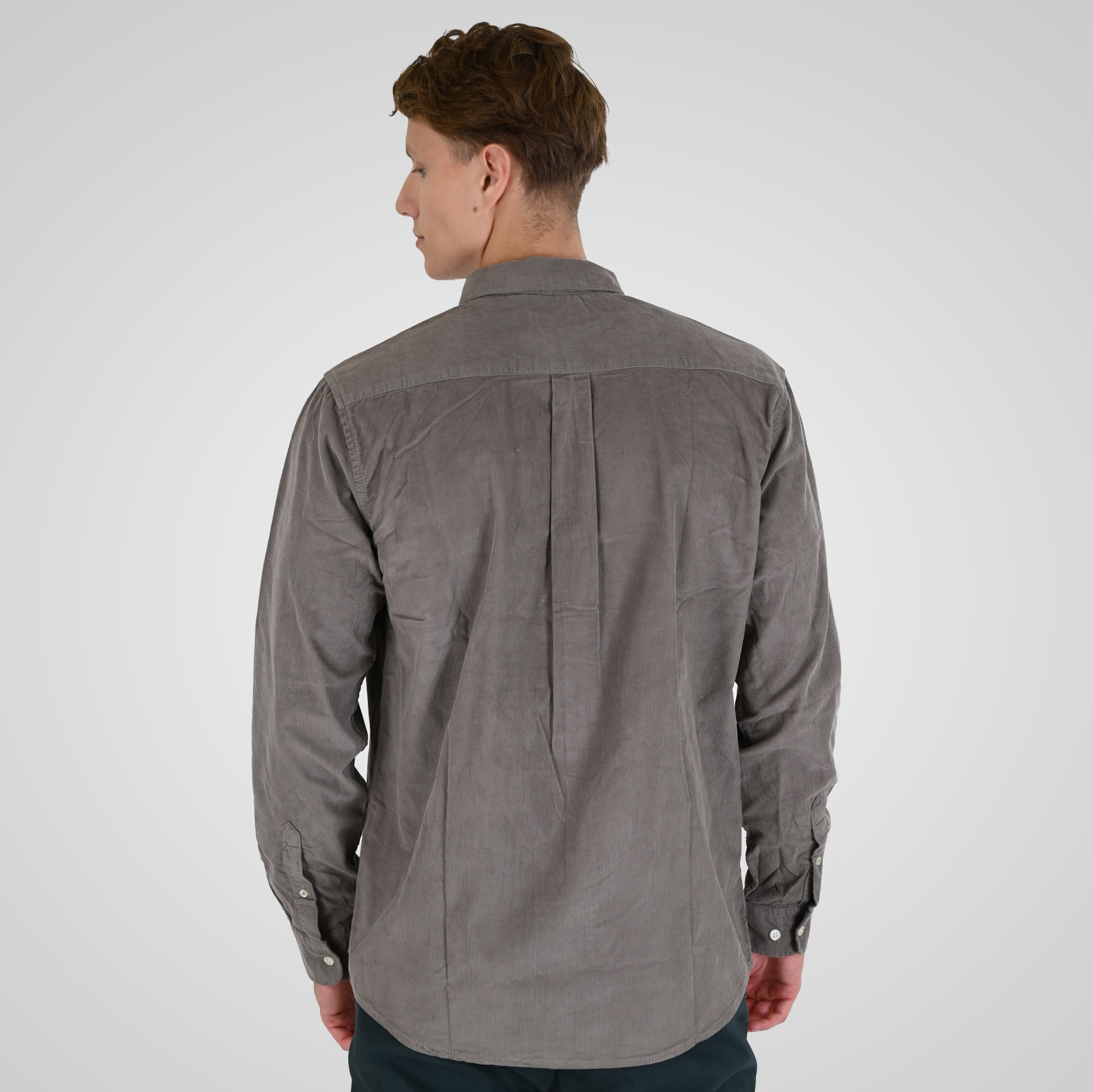 262RGS-5206 SHIRTS WITH DENSE EMBROIDERY (BABY CORDUROY) SMOKE - Image 4