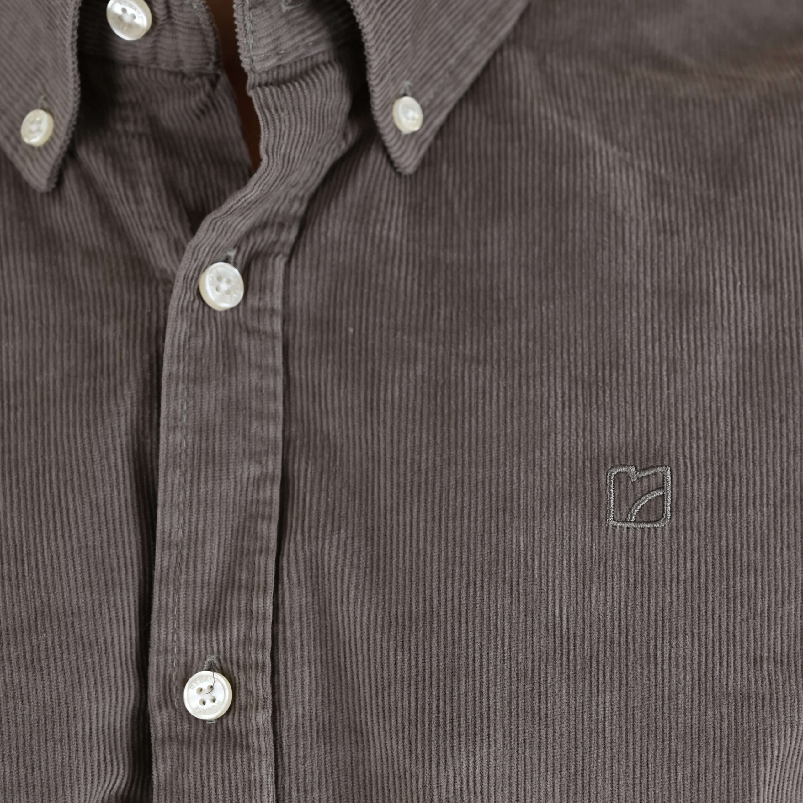 262RGS-5206 SHIRTS WITH DENSE EMBROIDERY (BABY CORDUROY) SMOKE - Image 5