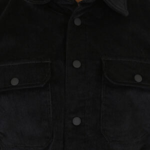 262RGS-5207 OVERSHIRTS WITH LIGHT PADDING (HEAVY CORDUROY) BLACK - Image 6