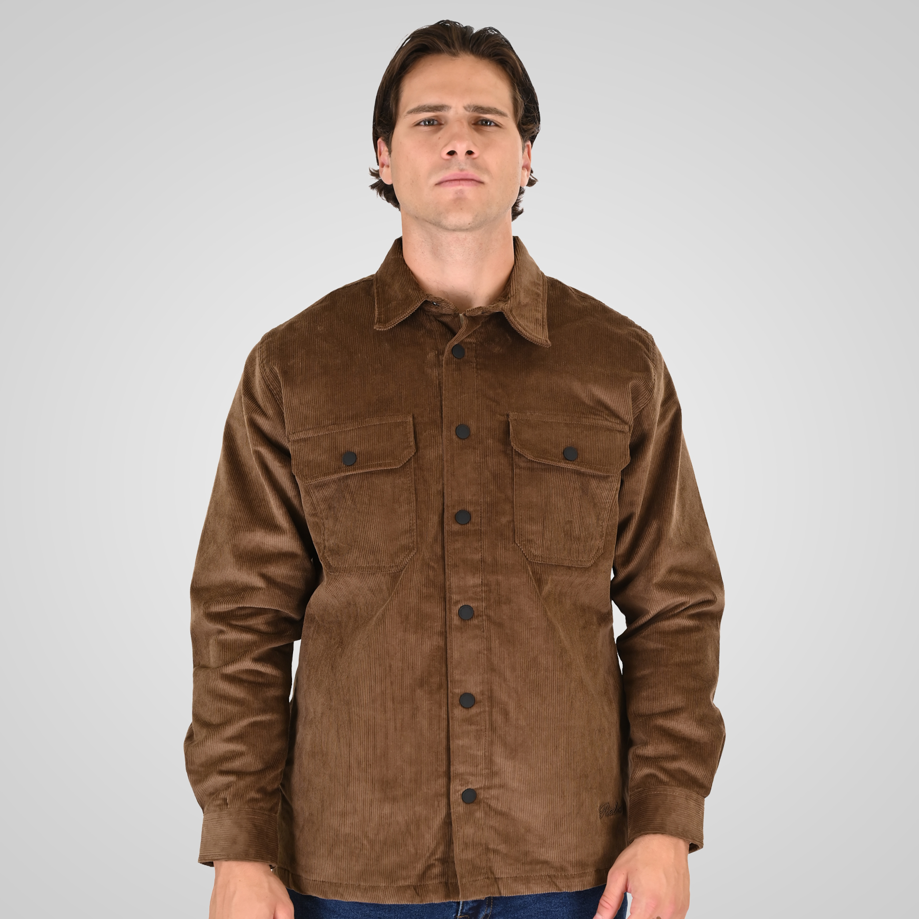 262RGS-5207 OVERSHIRTS WITH LIGHT PADDING (HEAVY CORDUROY) CAMEL - Image 1
