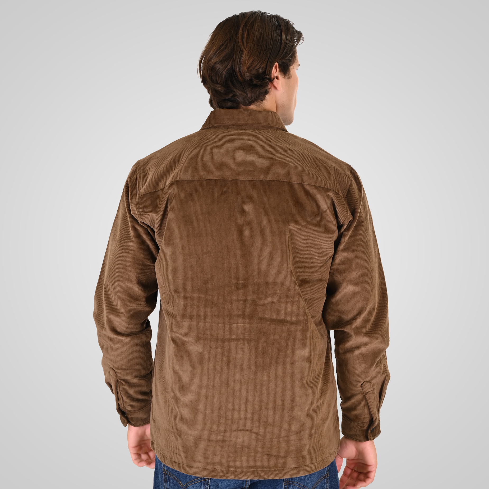 262RGS-5207 OVERSHIRTS WITH LIGHT PADDING (HEAVY CORDUROY) CAMEL - Image 4