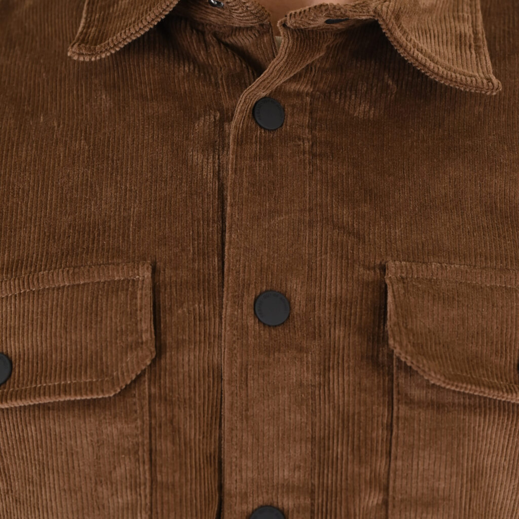 262RGS-5207 OVERSHIRTS WITH LIGHT PADDING (HEAVY CORDUROY) CAMEL
