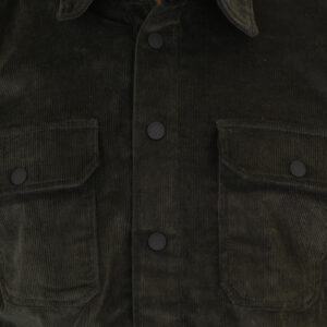 262RGS-5207 OVERSHIRTS WITH LIGHT PADDING (HEAVY CORDUROY) DK OLIVE - Image 6