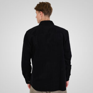 262RGS-5208 SHIRTS WITH CHEST POCKETS (HEAVY CORDUROY) (RELAXED FIT) BLACK - Image 4