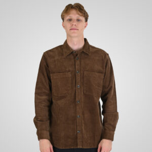 262RGS-5208 SHIRTS WITH CHEST POCKETS (HEAVY CORDUROY) (RELAXED FIT) CAMEL