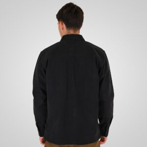 262RGS-5210 OVERSHIRTS (RELAXED FIT) (TWILL FABRIC) BLACK - Image 4