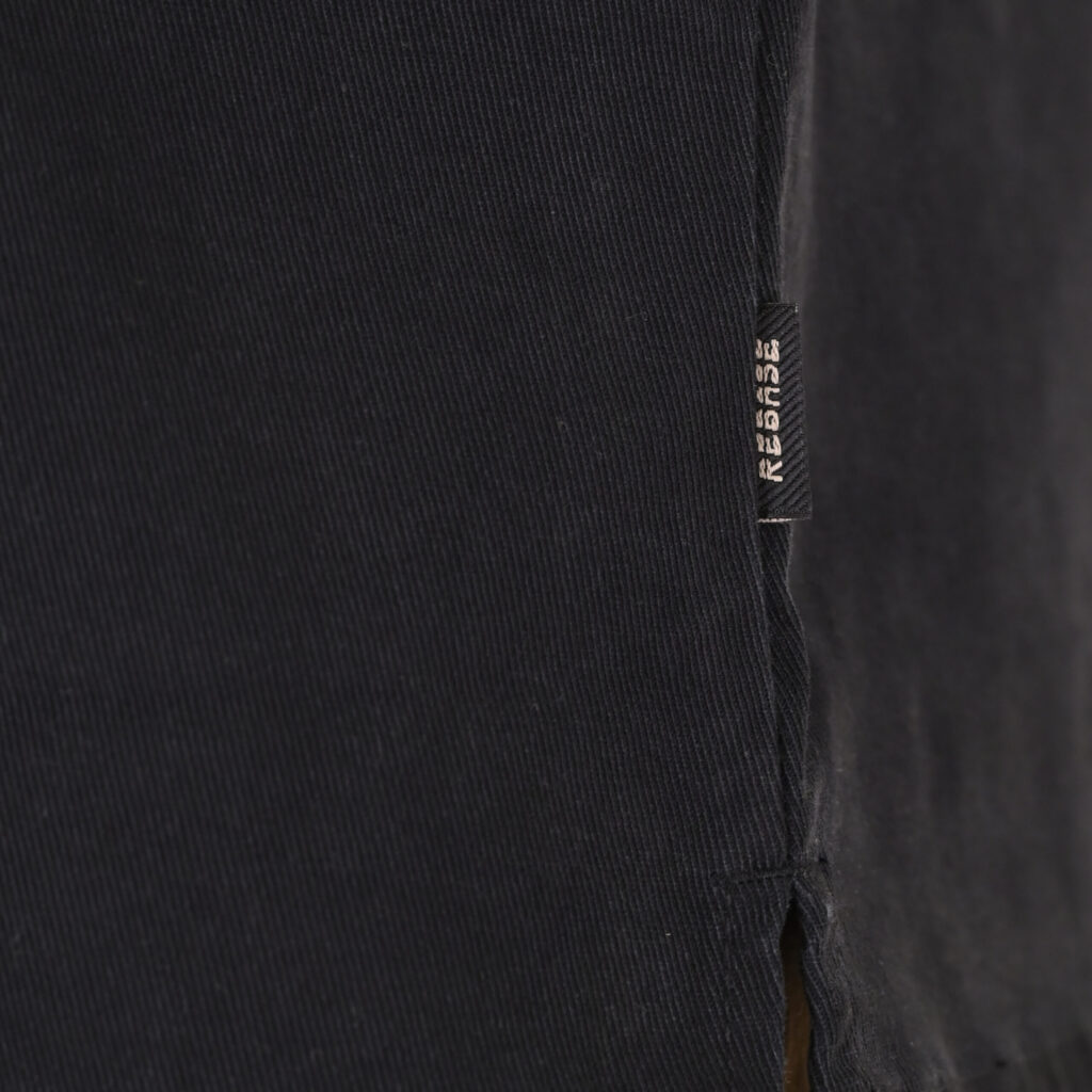 262RGS-5210 OVERSHIRTS (RELAXED FIT) (TWILL FABRIC) BLACK