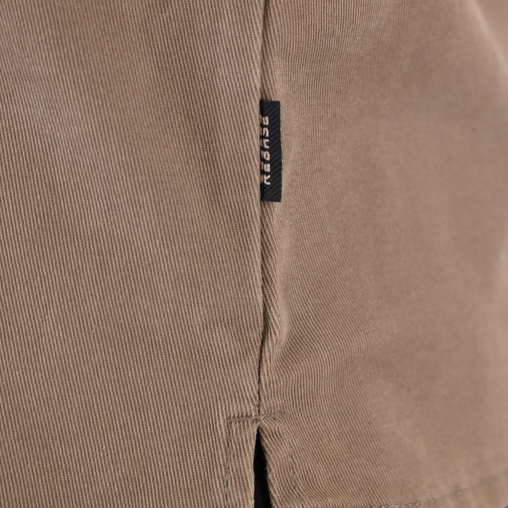 262RGS-5210 OVERSHIRTS (RELAXED FIT) (TWILL FABRIC) TAUPE