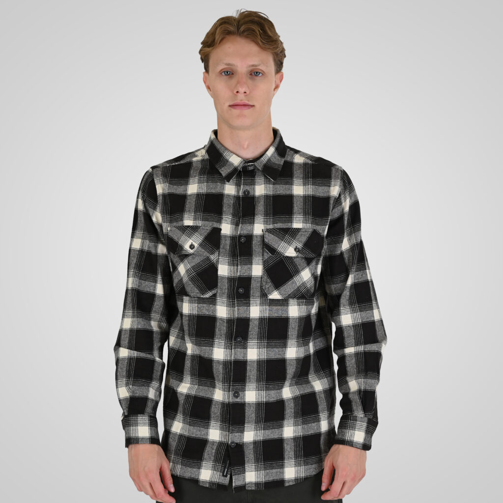 262RGS-5211 SHIRTS FLANNEL CC12 BROWN-BEIGE