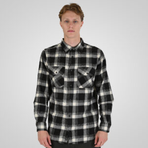 262RGS-5211 SHIRTS FLANNEL CC12 BROWN-BEIGE