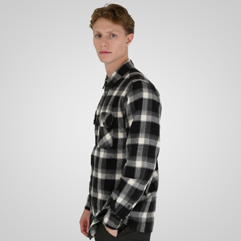 262RGS-5211 SHIRTS FLANNEL CC12 BROWN-BEIGE
