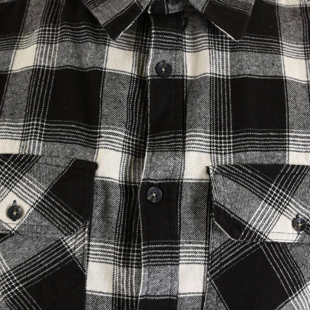 262RGS-5211 SHIRTS FLANNEL CC12 BROWN-BEIGE