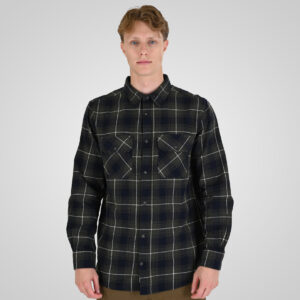 262RGS-5211 SHIRTS FLANNEL CC2 OLIVE-BLUE