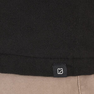 262RGS-5212 OVERSHIRTS WITH ZIPPER AND LIGHT PADDING (HEAVY FLANNEL) BLACK - Image 5