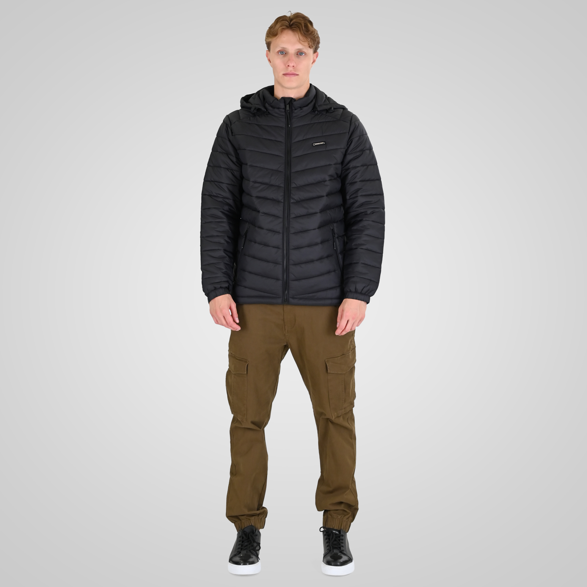 262RJK-2084 JACKETS BLACK - Image 2