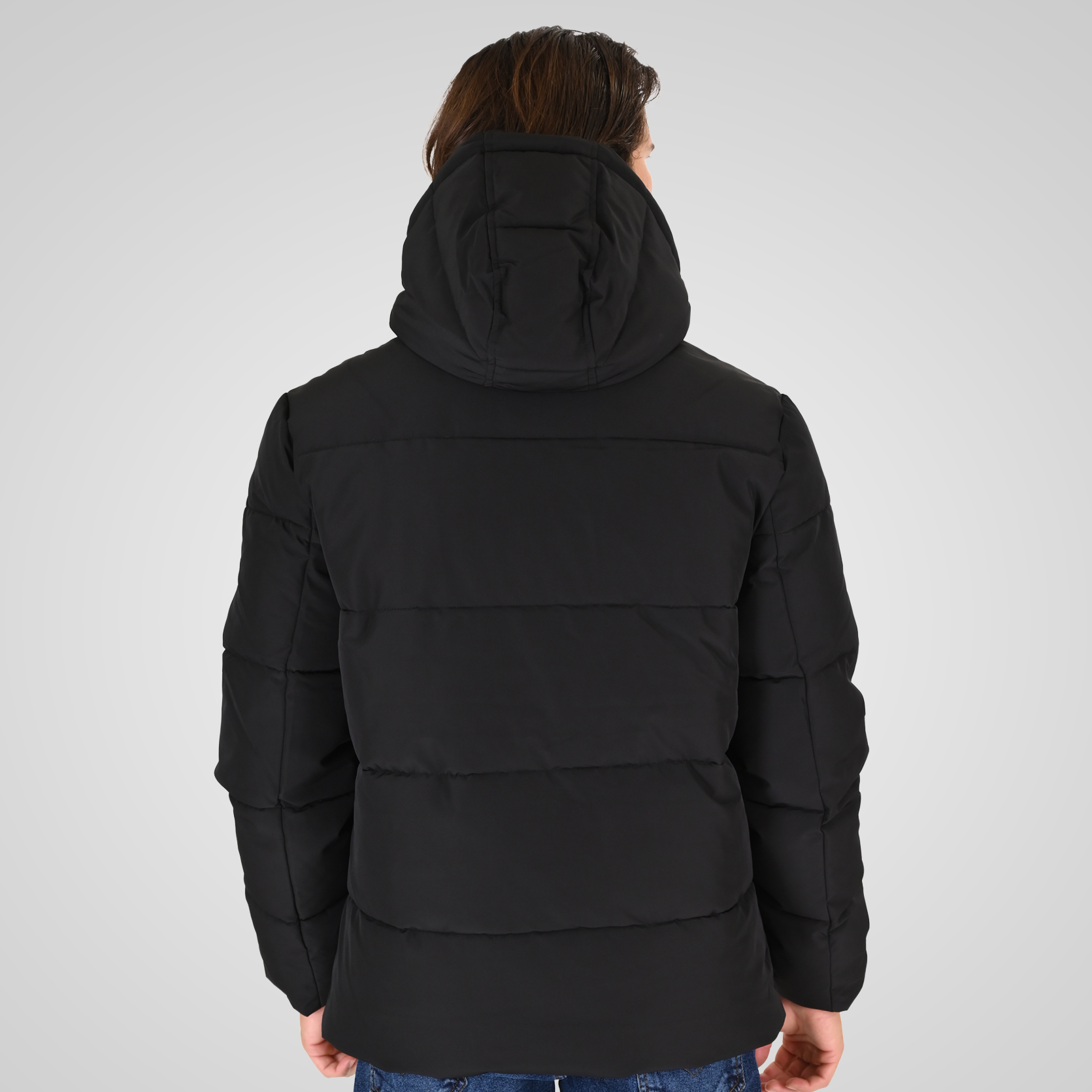 262RJK-2086 JACKETS MID LENGTH BLACK - Image 4