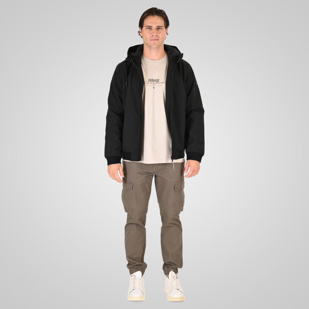 262RJK-2089 JACKETS BOMBER BLACK