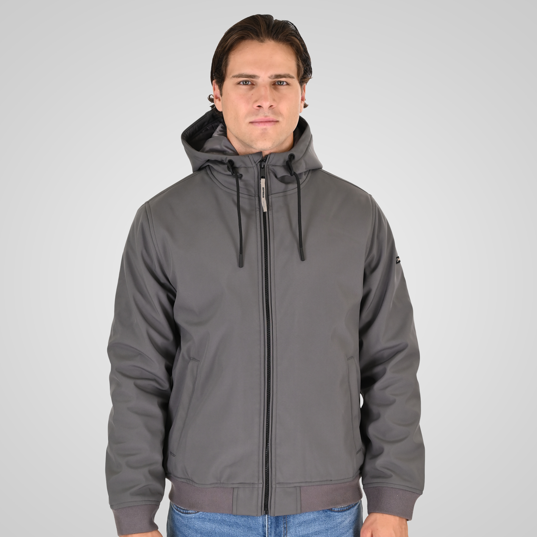 262RJK-2089 JACKETS BOMBER WARM GREY - Image 1