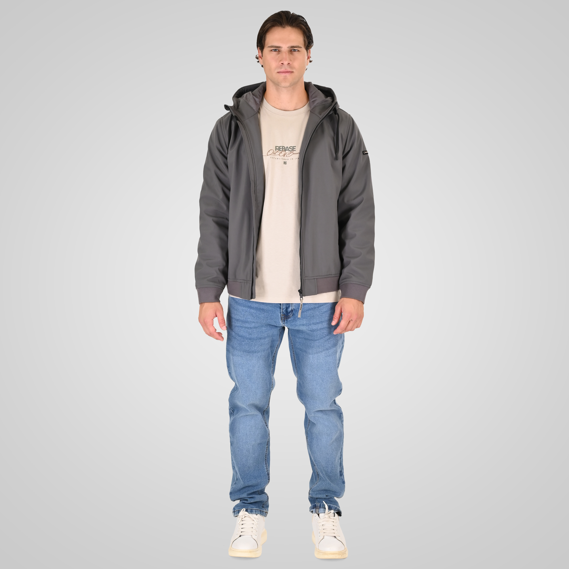 262RJK-2089 JACKETS BOMBER WARM GREY - Image 2