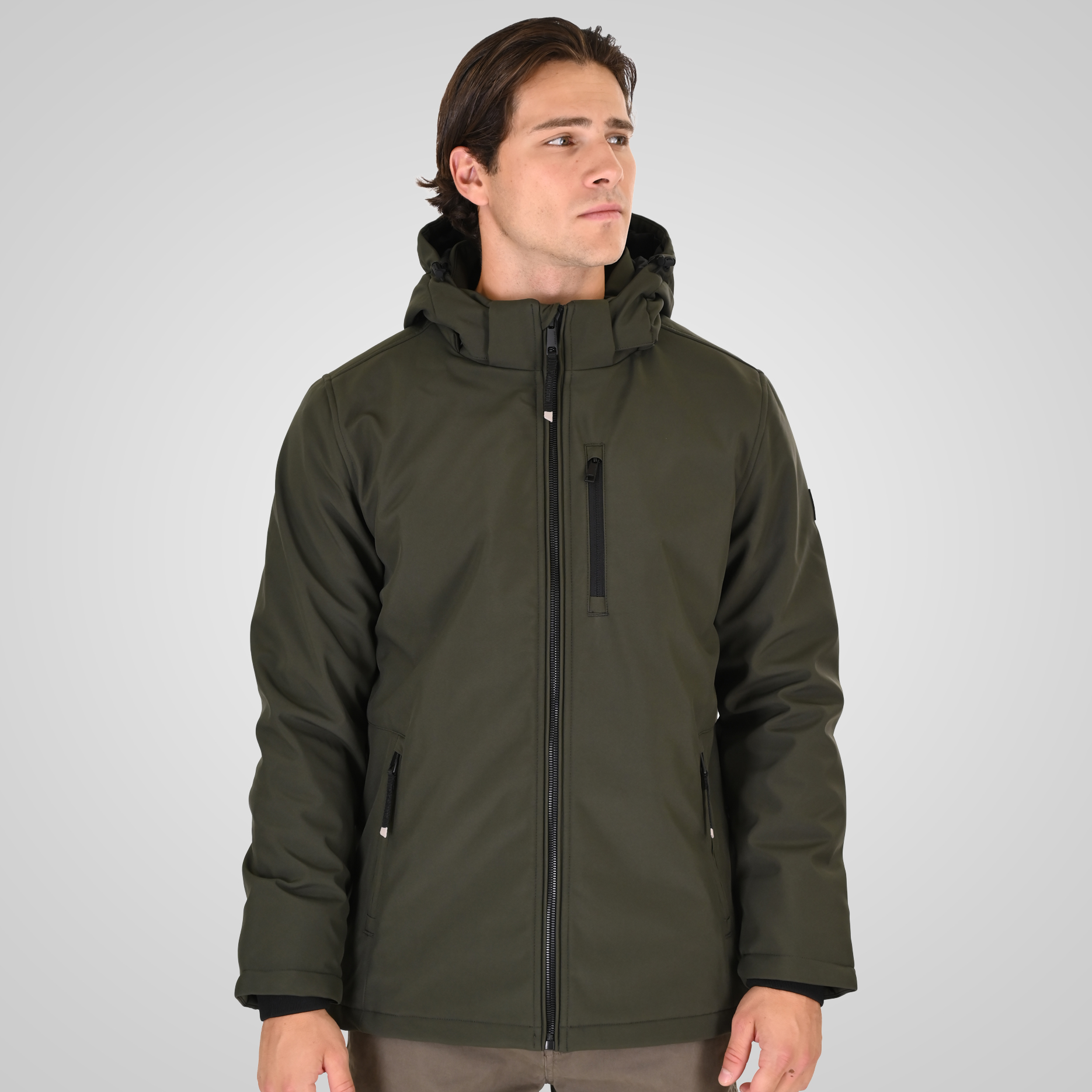 262RJK-2090 JACKETS OLIVE GREEN - Image 1