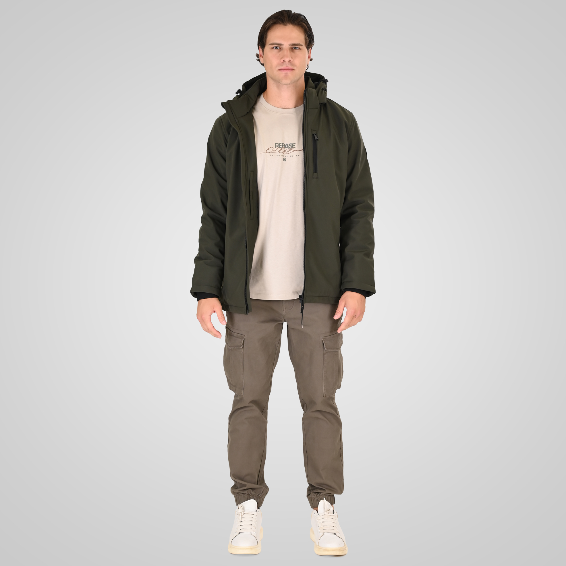 262RJK-2090 JACKETS OLIVE GREEN - Image 2