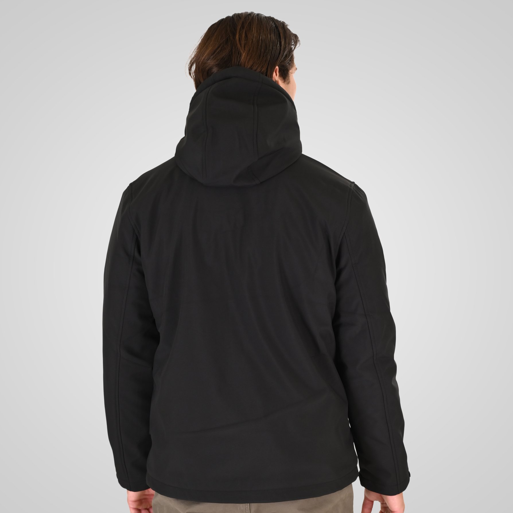 262RJK-2091B JACKETS WITH BLACK SHERPA INSIDE BLACK - Image 4
