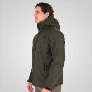 262RJK-2091B JACKETS WITH BLACK SHERPA INSIDE OLIVE GREEN - Image 3