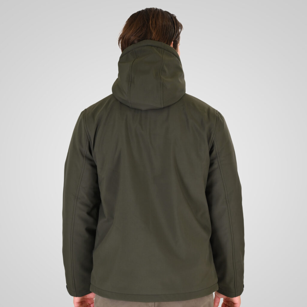 262RJK-2091B JACKETS WITH BLACK SHERPA INSIDE OLIVE GREEN