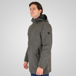 262RJK-2096 JACKETS LONG LENGHT GREY GREEN - Image 3
