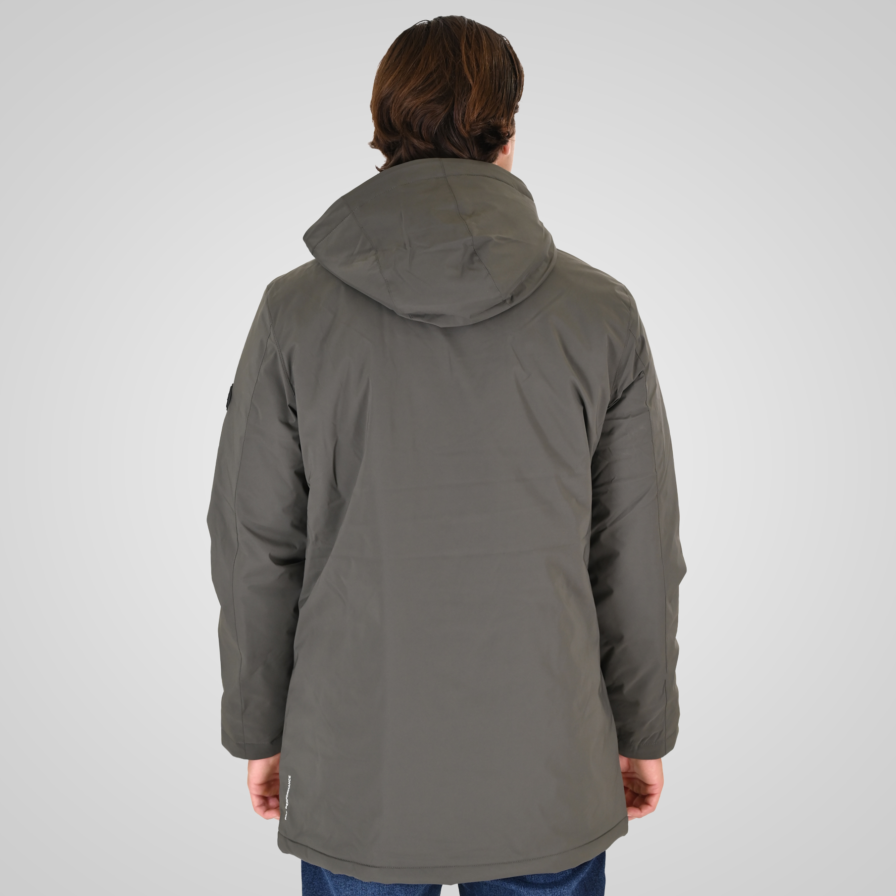 262RJK-2096 JACKETS LONG LENGHT GREY GREEN - Image 4