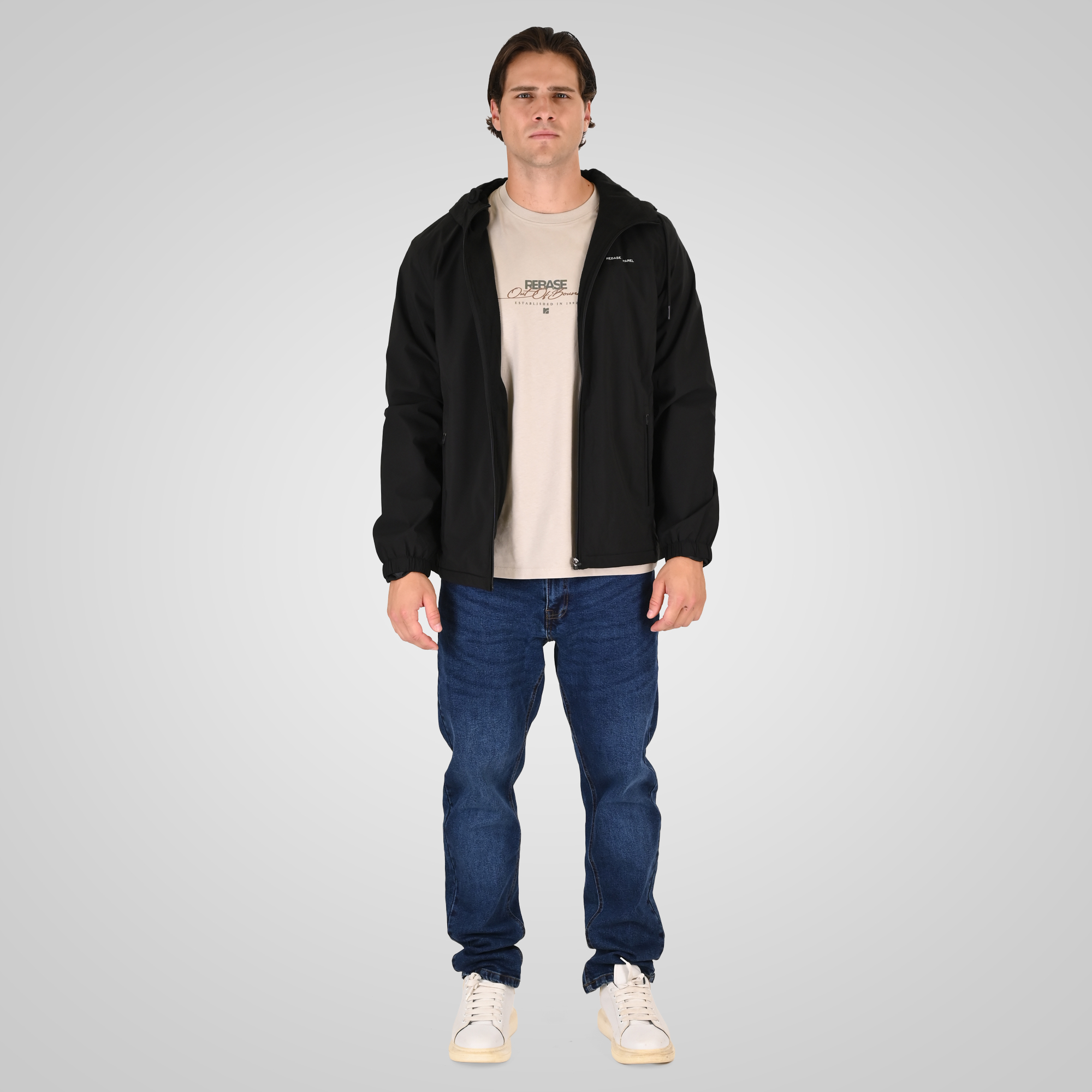 262RJK-2101 JACKETS WITH FLEECE INSIDE BLACK - Image 2